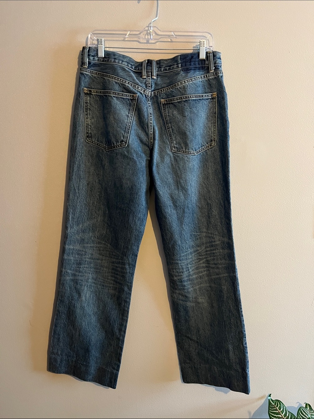 Alexa Chung for Madewell High-Rise Flare Jeans in Mid Blue Wash SZ 29 - Picture 5 of 11